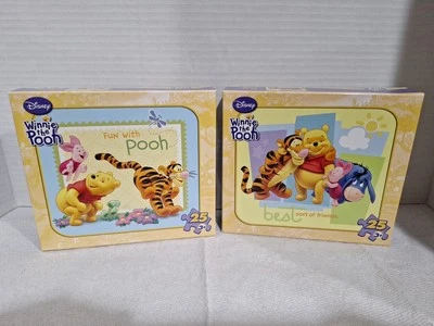 Disney Puzzles Winnie the Pooh 25 piece  "Fun With Pooh" "Best Sort Of Friends" - Image 1 of 4