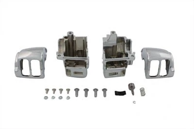 Kit de carcasa de interruptor de manillar cromado para Harley Davidson Foto 1 de 1