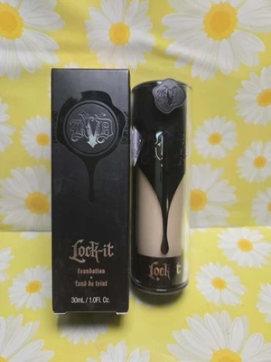 KVD Kat Von D Lock It Foundation Original 1.0 oz LIGHT 42 WARM NEW in box - Image 1 of 4