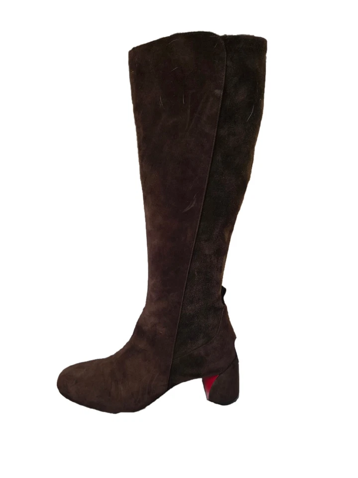 Christian Louboutin Mujer Gamuza Jane Botta 55 Botas Hasta la Rodilla En Cosme Foto 1 de 4