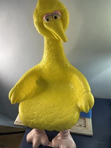 Silla de plástico para niños pequeños Knickerbocker Vintage 1979 Sesame Street Big Bird - Imagen 1 de 19