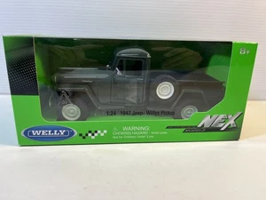 1947 Willy's Pickup Diecast Model Car: 1/26 Scale, New in the Box By Welly - Picture 1 of 7