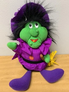 Vintage 1994 International Silver Co Witch Halloween Plush Doll Squeeze Me Toy - Picture 1 of 14