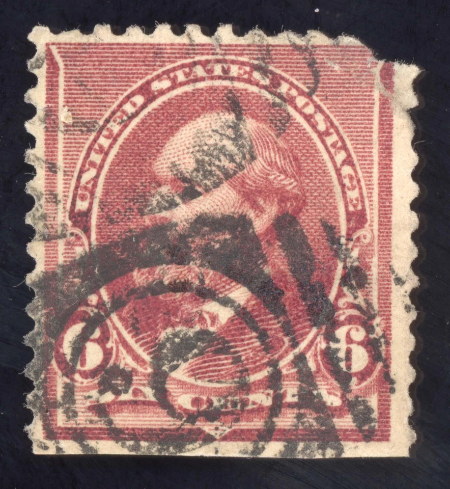US Scott 224 Usado 6c Marrón Rojo James Garfield Lote E629 sellos bhmstamps Foto 1 de 2