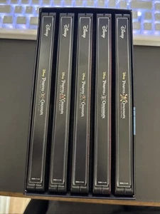 Pirates of the Caribbean 5-Movie Collection UK 4K UHD Blu-ray Steelbook Box Set - Picture 1 of 18
