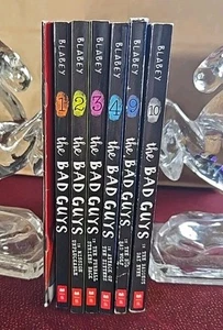 Lot 7 The Bad Guys Books by Aaron Blabey 1 2 3 4 9 10 & 1 Guide Being Good - Imagen 1 de 15
