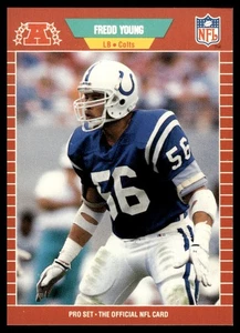 1989 Pro Set Fredd Young Indianapolis Colts #165 - Picture 1 of 2