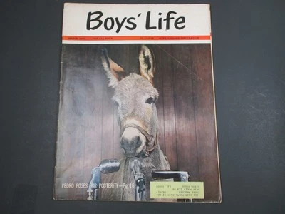 Boy's Life Magazine March 1965 Special Issue Pedro Poses For Posterity Foto 1 de 3