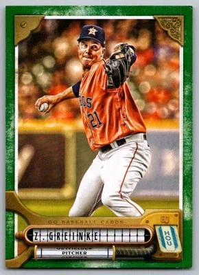 2022 Topps Gypsy Queen Green Zack Greinke Houston Astros #277 - Image 1 of 2