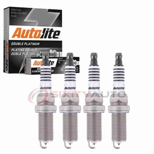 4 pc Autolite Double Platinum Spark Plugs for 2016-2018 Audi A6 2.0L L4 ay - Picture 1 of 5