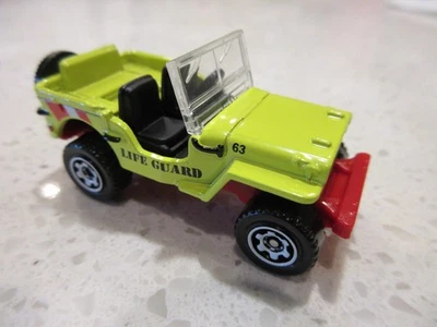 2026 Matchbox Jeep Willys Life Guard 4x4 Vehicle 1:64 Diecast Toy Race Car - Image 1 of 4