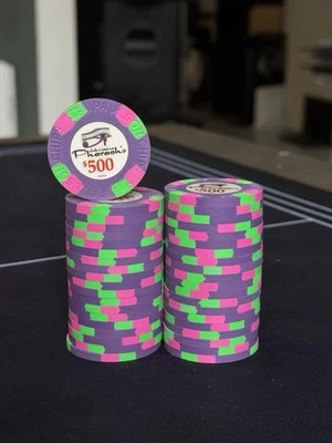 Paulson Pharaoh’s 2 Barrels $40 x $500 Poker Chips - Image 1 of 4