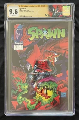 Etiqueta personalizada Spawn #1 firmada por McFarlane CGC 9,6 Foto 1 de 2