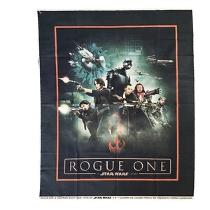 Star Wars Rogue One Quilt Panel Filmhelden vergriffen 7370112P Baumwollstoff - Bild 1 von 5
