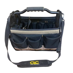 CLC Work Gear Personalizado Cuero Artesanal 13 Pulgadas Base Moldeada Capota Abierta Caja de Herramientas Bolsa Comercial - Imagen 1 de 15