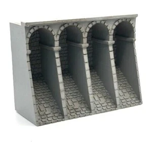 1666DM Ho Pared de Contención De En Piedra Con Pliastri Escala H0 1:87 - Imagen 1 de 3