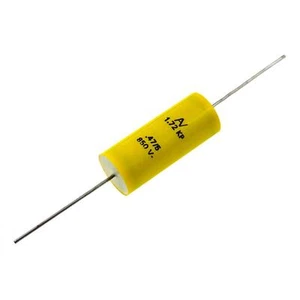 5x KP Foil Capacitor Axially 0,47µF 850V DC Arcotronics A72ZX3470ZA00J 470nF - Picture 1 of 1