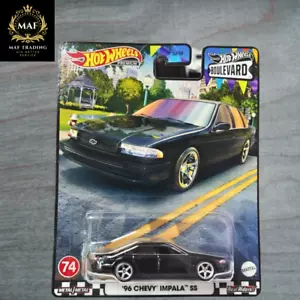 Hot Wheels PREMIUM 96 CHEVY IMPALA SS BOULEVARD #33 | New Collect Real Riders - Bild 1 von 2