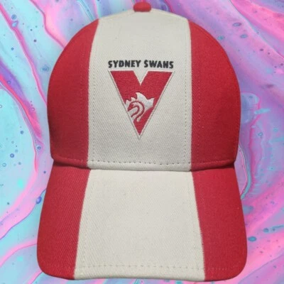 Sydney Swans Puma AFL QBE Miembros Leales | Gorra/Gorra de Béisbol | En muy buena condición  Foto 1 de 4