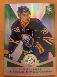 2013-14 Panini totally certified ZEMGUS GIRGENSONS Mirror Platinum Green 1/1 RC! - Picture 1 of 3