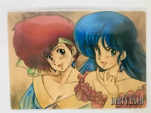 Tablero de lápices Dirty Pair vintage anime shitajiki nuevo - Imagen 1 de 2