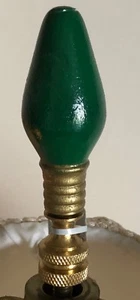Green Light Bulb Finial New - Picture 1 of 2