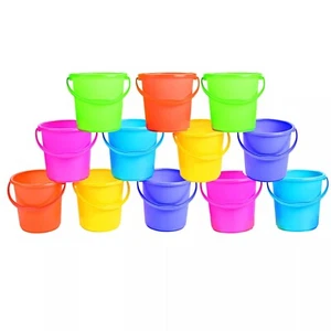 Sand Bucket Assortment, Beach Toys, Preschool, Active Play, Summer,12 Pieces - Picture 1 of 1