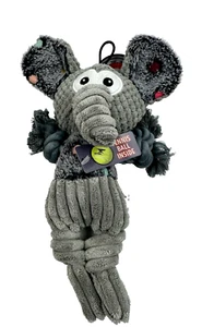 SteelDog Ruffian Elephant Dog Toy Premium Tough Plush with Tennis Ball Crinkle - Picture 1 of 5