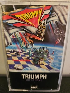 TRIUMPH Just A Game 1979 CASSETTE TAPE RIK EMMETT HARD ROCK HEAVY METAL - Picture 1 of 6