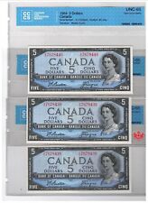 1954 Bank Of Canada $5 Modified Beattie/Coyne - CCCS UNC65 - 18 Available