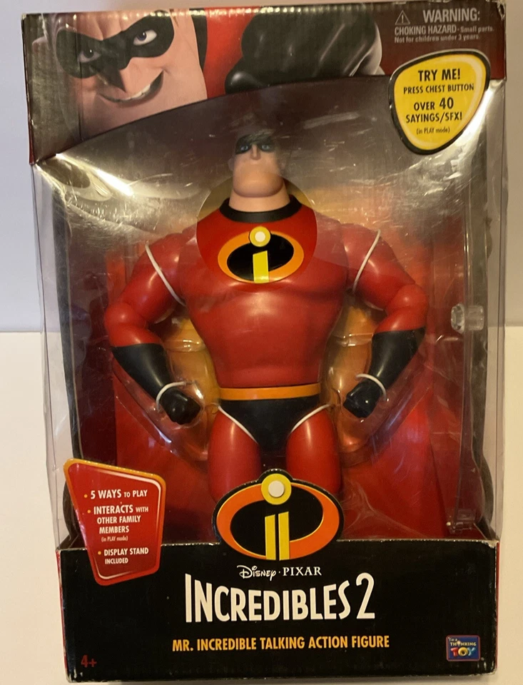 The Incredibles 2 Mr. Incredible Talking Action Figure by Disney Pixar 13 Inch