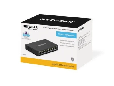 Netgear GS308E-400EUS v4 8-Port Gigabit Ethernet Smart Managed Plus Switch - Bild 1 von 4