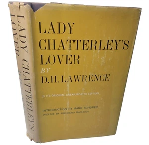 Vtg Lady Chatterley’s Lover D. H. Lawrence. 1959 Hardcover w/ DJ 3rd Manuscript - Picture 1 of 9