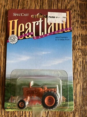 ALLIS CHALMERS TRACTOR SPECCAST HEARTHLAND FARM MACHINERY DIE CAST AC D-14 WIDE - Image 1 of 2