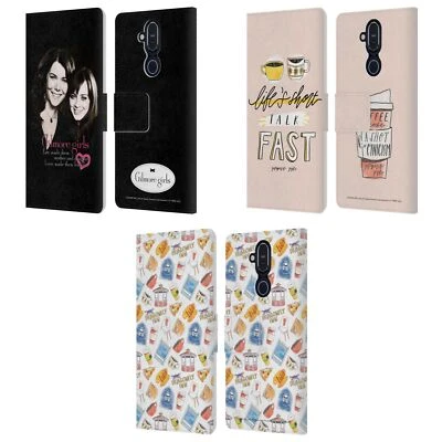 OFFICIAL GILMORE GIRLS GRAPHICS LEATHER BOOK CASE FOR MICROSOFT NOKIA PHONES - Image 1 of 4