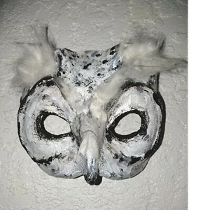 Owl mask Owl mask Owl costume Owl costume Fantasy mask Masquerade ORIGINAL - Picture 1 of 8