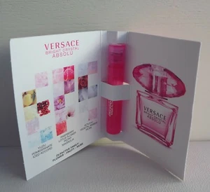 1x VERSACE Bright Crystal Absolu Eau de Parfum mini Spray Perfume, 1ml Brand NEW - Picture 1 of 4