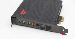 PCI Creative Labs Sound Blaster Xi-Fi Titanium SB0880 Pcie X1 Card Optical - Afbeelding 1 van 4