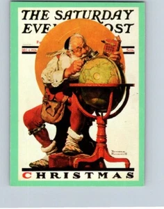 TRADING CARDS 1983 COMIC IMAGES NORMAN ROCKWELL #77 "CHRISTMAS 1926" NO614 - Foto 1 di 2