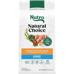Nutro Natural Choice Puppy Dry Dog Food Chicken Brown Rice 5 Pounds - Picture 1 of 16