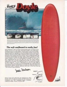 Seltene 1978 Morey Doyle Surfboard Anzeige / Dale Dobson - Bild 1 von 1
