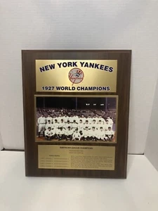 1927 New York Yankees MLB World Series Champions Plaque Mickey Mantle Yogi Berra - Picture 1 of 11