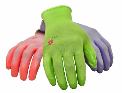 G & F 15226 Working Garden Gloves Women 6 Pair Pack Assorted Colors - Image 1 of 4