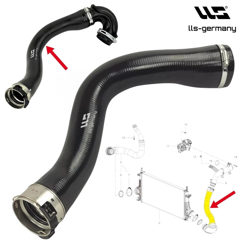 LLS Turboschlauch Ladeluftschlauch für Opel Insignia A 2.0 CDTI 860118