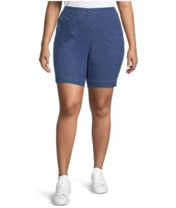 Just My Size Women’s Medium Stonewash 2 Pocket Shorts 3X NEW - Picture 1 of 8