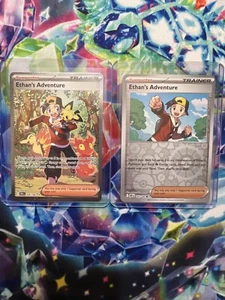 SCHNELLER VERSAND USA! Ethan's Adventure 236/182 SIR Destined Rivals NM + Bonuskarte - Bild 1 von 4