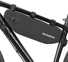 ROCKBROS Fahrradtasche Rahmen Wasserdicht Rahmentasche Dreiecktasche Schwarz 3L