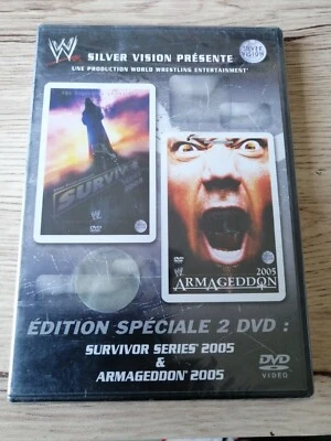 WWE Survivor Series 2005 & Armageddon 2005 - Limited Edition 2 DVD NEUF RARE VF - Photo 1/2