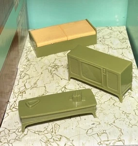 Vintage Marx Dollhouse Furniture Mid Century Imagination Miniatures lot - Picture 1 of 5