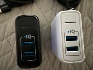 Chargeur mural USB 2 Anker PowerPort 2 24W - Photo 1 sur 2